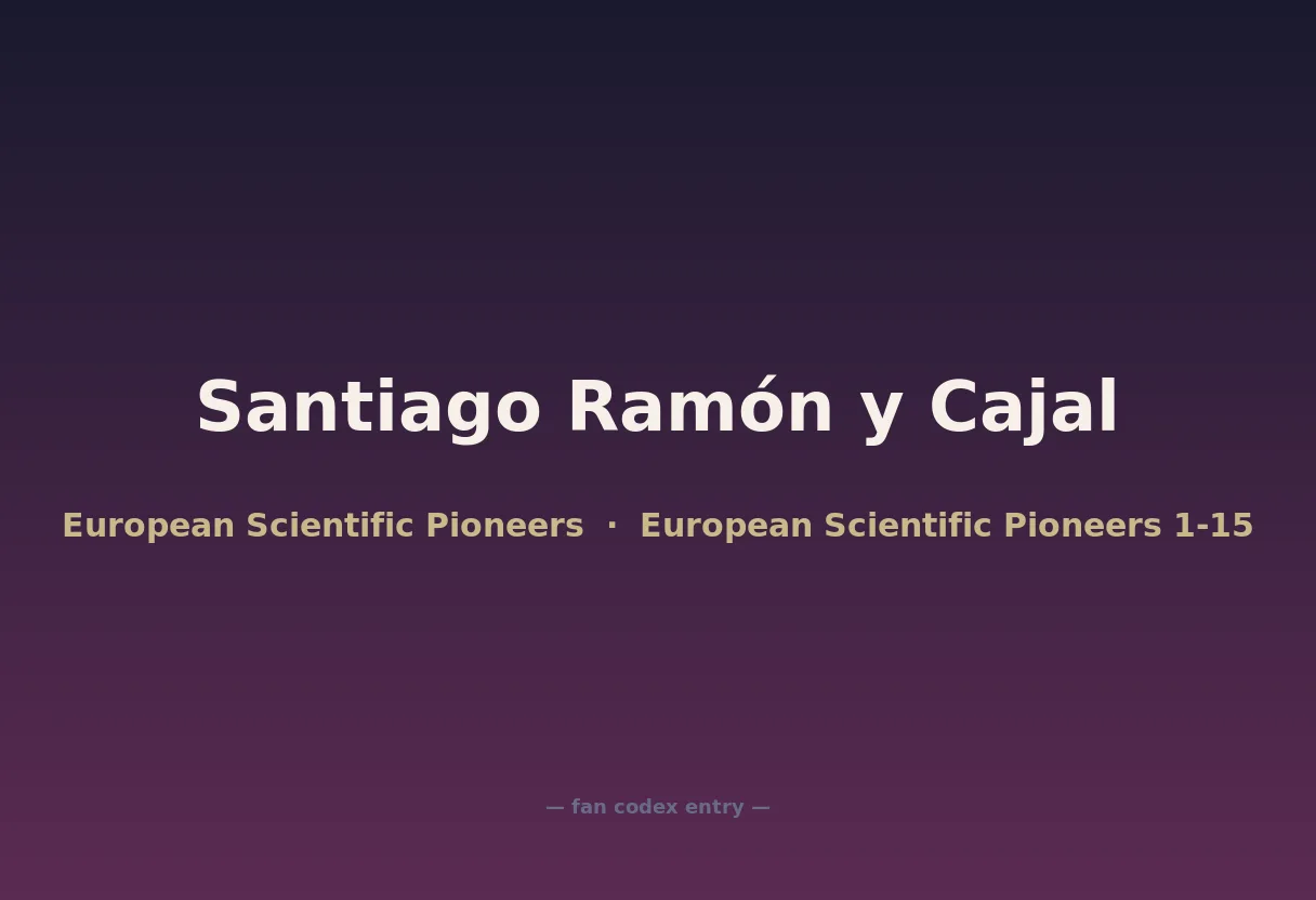 Santiago Ramón y Cajal